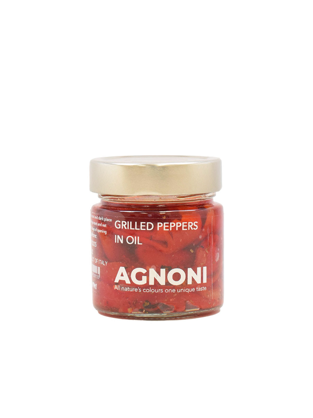 AGNONI GRILLED PEPPERS IN OLIVE OIL 7.47 oz.